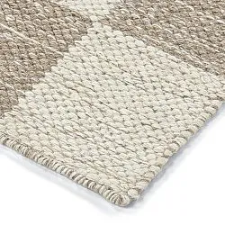 Wollen-vloerkleed - Dundee (beige/wit)