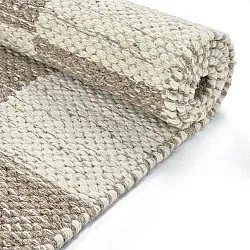 Wollen-vloerkleed - Dundee (beige/wit)