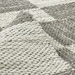 Wollen-vloerkleed - Dundee (grijs/wit)