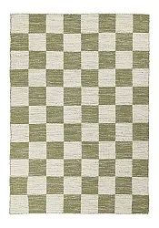 Wollen-vloerkleed - Dundee (groen/wit)