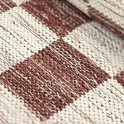 Wollen-vloerkleed - Dundee (rood/wit)