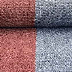 Wollen-vloerkleed - Garine (blauw/rood)