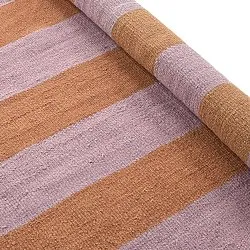 Wollen-vloerkleed - Garine (oranje/roze)