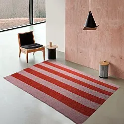Wollen-vloerkleed - Garine (roze/rood)
