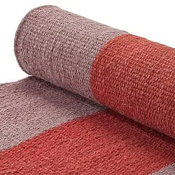 Wollen-vloerkleed - Garine (roze/rood)