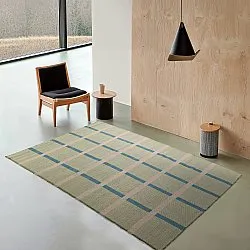 Wollen-vloerkleed - Gingham (no. 1)