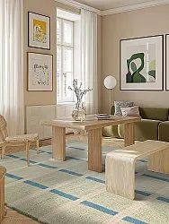 Wollen-vloerkleed - Gingham (no. 1)