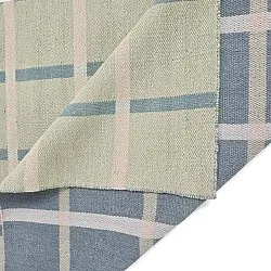 Wollen-vloerkleed - Gingham (no. 1)