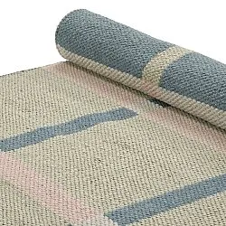 Wollen-vloerkleed - Gingham (no. 1)