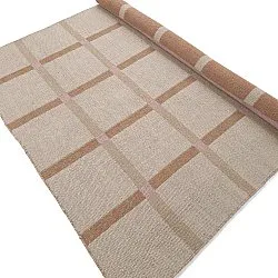 Wollen-vloerkleed - Gingham (no. 2)