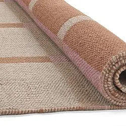 Wollen-vloerkleed - Gingham (no. 2)