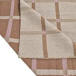 Wollen-vloerkleed - Gingham (no. 2)