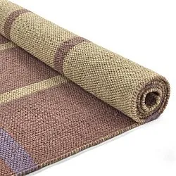 Wollen-vloerkleed - Gingham (no. 3)