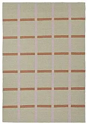 Wollen-vloerkleed - Gingham (no. 4)