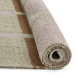 Wollen-vloerkleed - Gingham (no. 4)