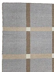 Wollen-vloerkleed - Gingham (no. 7)