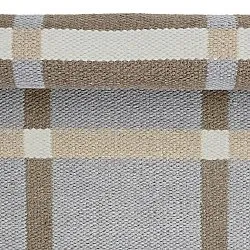 Wollen-vloerkleed - Gingham (no. 7)