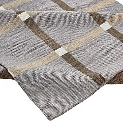 Wollen-vloerkleed - Gingham (no. 7)