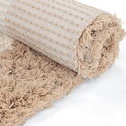 Wollen-vloerkleed - Khenifra Handknot Wool Premium (crème/beige)