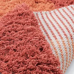 Wollen-vloerkleed - Khenifra Handknot Wool Premium (oranje/rood)