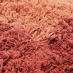 Wollen-vloerkleed - Khenifra Handknot Wool Premium (oranje/rood)