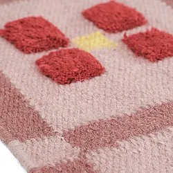 Wollen-vloerkleed - Lausanne Flatweave Tufted Premium (roze)