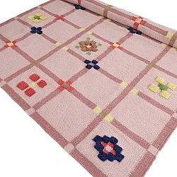 Wollen-vloerkleed - Lausanne Flatweave Tufted Premium (roze)