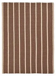 Wollen-vloerkleed - Luton (natuur/donker taupe)