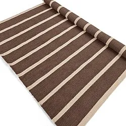 Wollen-vloerkleed - Luton (natuur/donker taupe)