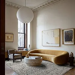 Wollen-vloerkleed - Mesra (grijs/wit)