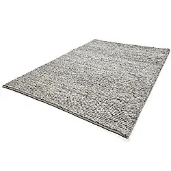 Wollen-vloerkleed - Mesra (grijs/wit)