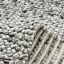 Wollen-vloerkleed - Mesra (grijs/wit)
