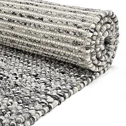 Wollen-vloerkleed - Mesra (grijs/wit)