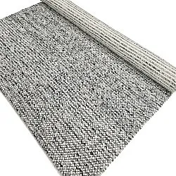 Wollen-vloerkleed - Mesra (grijs/wit)