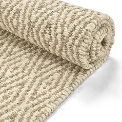 Wollen-vloerkleed - Monastir (beige/wit)