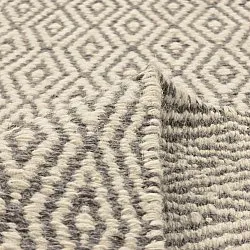 Wollen-vloerkleed - Monastir (grijs/wit)