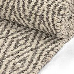 Wollen-vloerkleed - Monastir (grijs/wit)