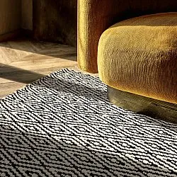 Wollen-vloerkleed - Monastir (zwart/wit)