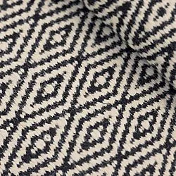 Wollen-vloerkleed - Monastir (zwart/wit)