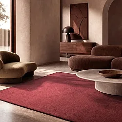Wollen-vloerkleed - Montmartre Loop Handtufted Wool (bordeaux)