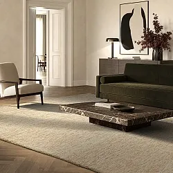 Wollen-vloerkleed - Montmartre Loop Handtufted Wool (crème/beige)