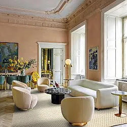 Wollen-vloerkleed - Ovelia (beige/wit)