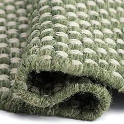 Rond vloerkleed - Ovelia (groen/wit)