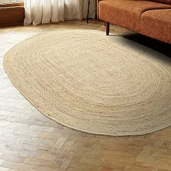 Ovaal jutetapijt - San Francisco (jute)