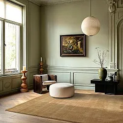 Wollen-vloerkleed - Rozel Handloom Wool Premium (beige)