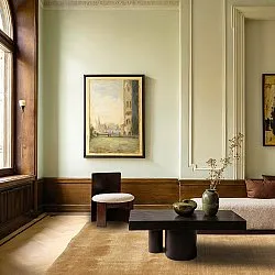 Wollen-vloerkleed - Rozel Handloom Wool Premium (beige)