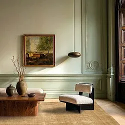 Wollen-vloerkleed - Rozel Handloom Wool Premium (beige)