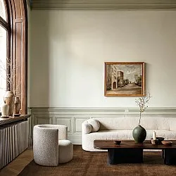 Wollen-vloerkleed - Rozel Handloom Wool Premium (bruin)