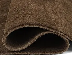 Wollen-vloerkleed - Rozel Handloom Wool Premium (bruin)