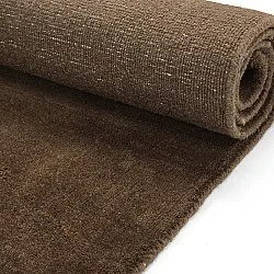 Wollen-vloerkleed - Rozel Handloom Wool Premium (bruin)